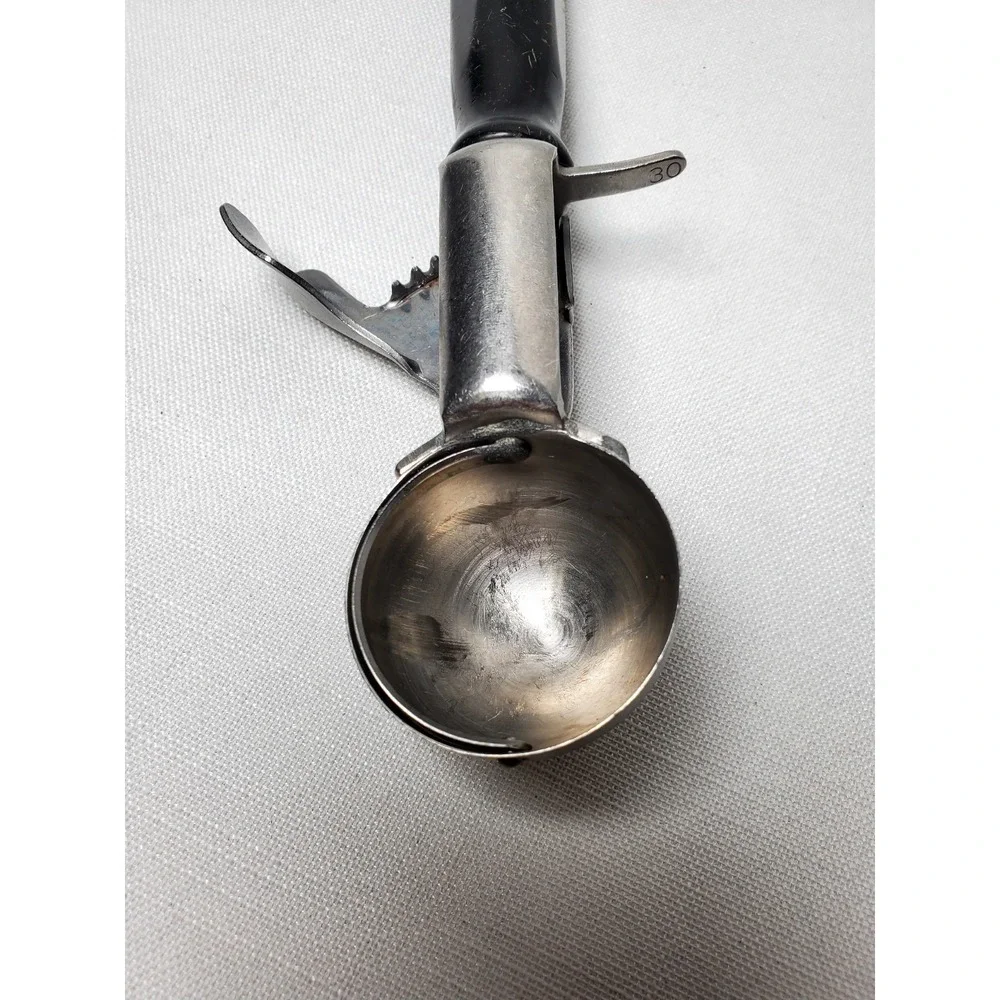 Vintage‎ Myers Deluxe Disher Ice Cream Scoop Stainless Steel w/Bakelite Handle